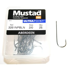 Mustad Aberdeen 3261NP-BN Size 2/0 Qty-25