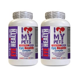 cat Eye Support Supplement - Pets Eye Health for Dogs and Cats - Best Premium Complex - cat Fennel - 2 Bottles (120 Treats)