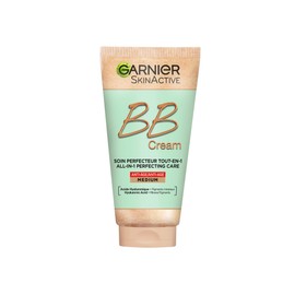 Garnier SkinActive BB Cream, Anti-Age Medium, Tinted Moisturiser SPF25, Softens Fine Lines and Firms Skin with Hyaluronic Acid and Mineral Pigments, Medium, 50 ml (Pack of 1)