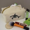 'Orca Logo' Canvas Wash Bag/Makeup Case (CS00040965)