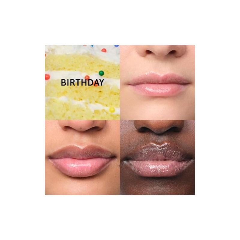 Glossier Bálsamo labial - Birthday: Hidratación Instantánea con Sabor delicioso