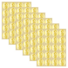 120pcs Graduation Stickers, Self-Adhesive Graduate Cap Stickers Gold Graduation Labels Envelope Seals for Grad Party Supplies Gift Decor