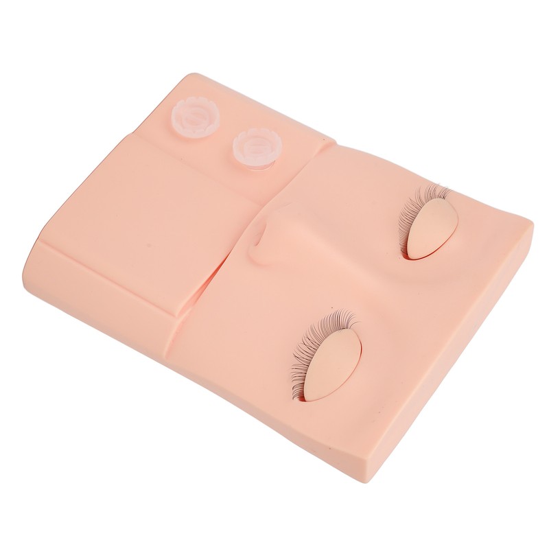 Lash Mannequin Head Replaceable Eyelid Eyelash Extension Practice Makeup Training