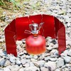 Lightweight and Durable Windscreen for Camping Stove, Foldable Stove Windshield