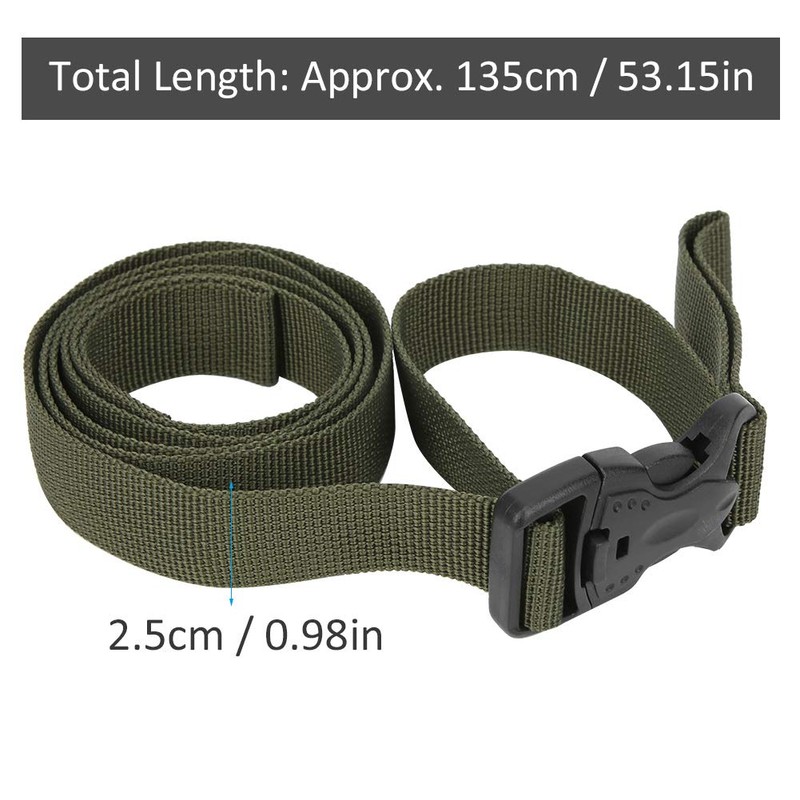 135cm Military Green PP PP Webbing Luggage Straps Luggage Strap