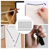 8pcs Elastic Tether Lanyard, 9.84 Inch Retractable Spring Coil Strap