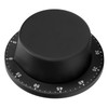 Black Kitchen Mechanical Timer Stainless Steel Reminder for Learning Baking