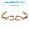 PATIKIL 2 Pack Ratchet Double J Hook Load 6600 LBS