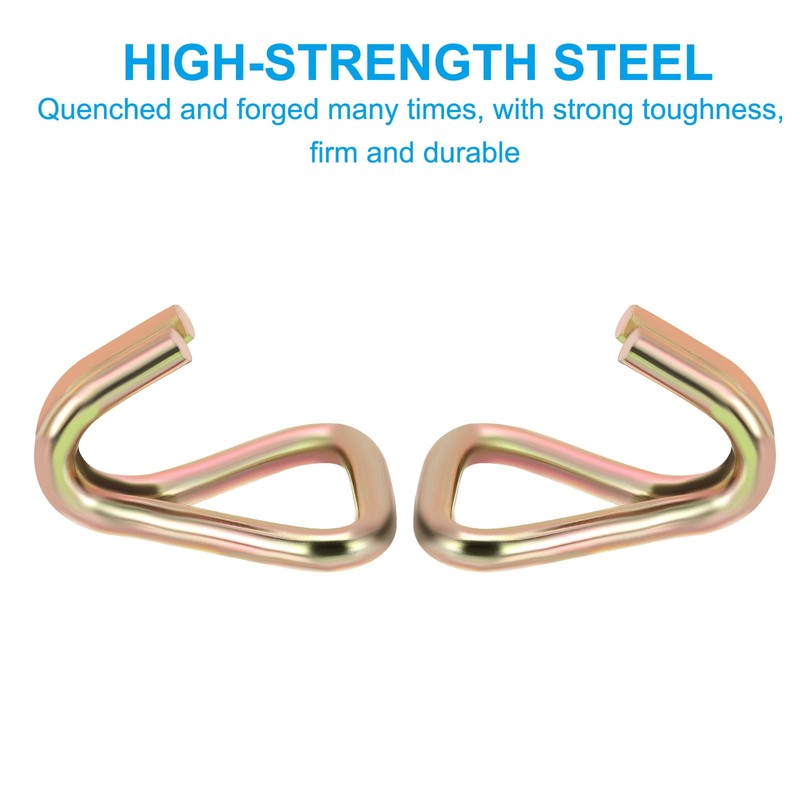 PATIKIL 2 Pack Ratchet Double J Hook Load 6600 LBS
