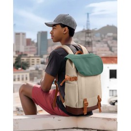 suwarble School Backpack for Teen Girls Boys Bookbags Elementary High School Kids Corduroy Laptop Bags Backpack for Women