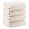 Mofuwa Bath Towel Set, Hyaluronic Acid Infused for Moisturized Skin,