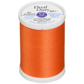 Coats: Thread & Zippers Dual Duty XP General Purpose Thread 250yd, Orange