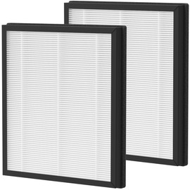T356 Air Filter Replacement compatible with Trucozie T356 Air Puri fier, Package Contain 2 HEPA Filters Combined with Carbon Filter, Absorb Smoke, Pet Hair, White