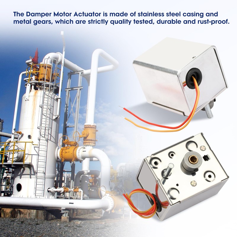 Replacement Damper Motor Actuator Compatible with Honeywell's M847D Series Motors