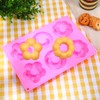 3 Pack Silicone Donut Pan for Baking,Non-Stick Doughnut Pan with