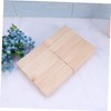 Operitacx 10pcs Small Wooden Plank Craft Natural Basswood Blocks for