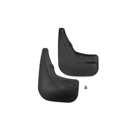 Rubber Mud Flaps Splash Guard Rear Mud Guard for Fiat Doblo Type 263 Year: 14 Van. 2 Part Leg with Attachment