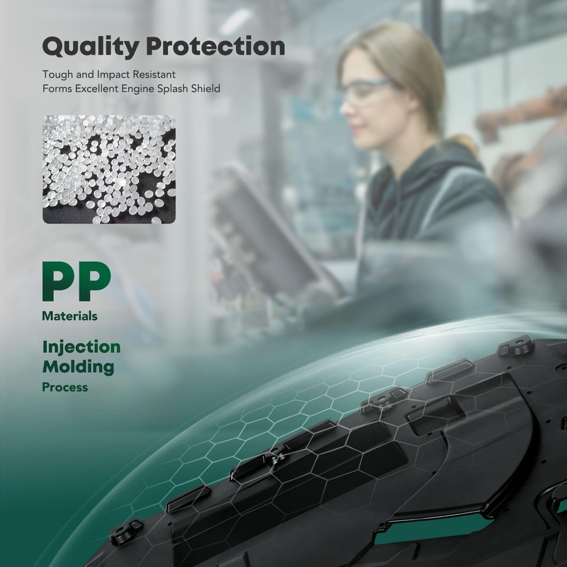 YHTAUTO Front Engine Splash Shield Compatible with Toyota Camry 2018-2024,