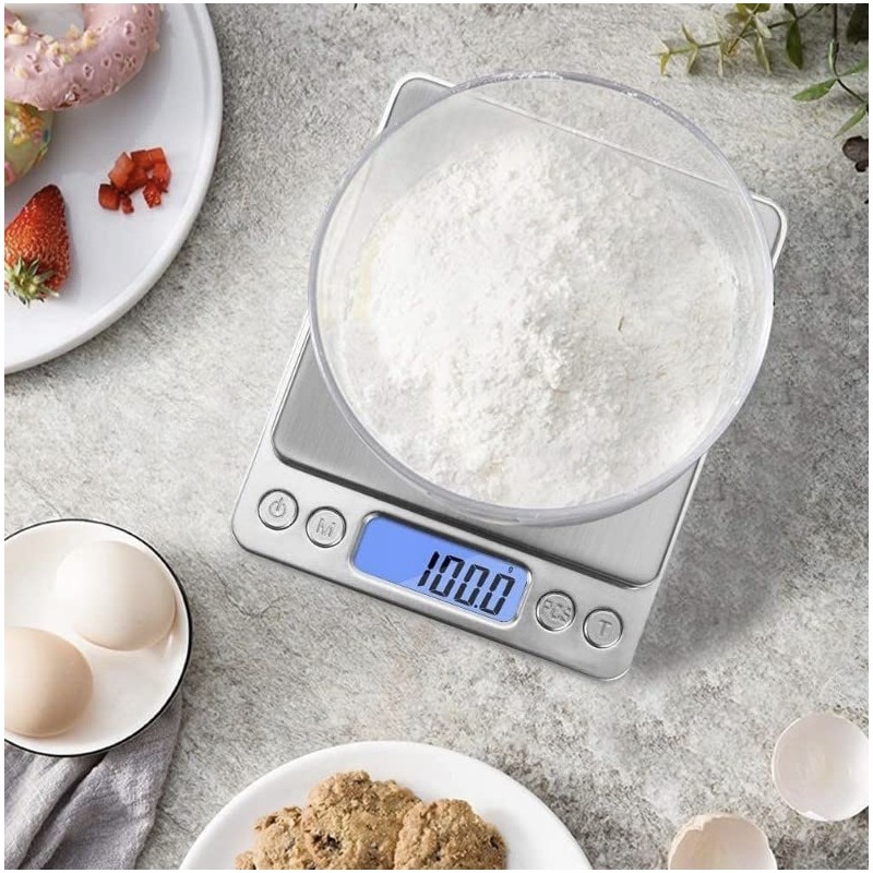 Ruhhy 19899 Digital Kitchen Scales Jewellery Scales Gold Precision Scales
