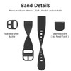Tobfit 22mm Quick Release Watch Band for Women Men, Silicone
