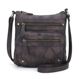 Angel Barcelo Crossover Purse and Handbags Crossbody Bags for Women,Ultra Soft Leather Neatpack Bag Shoulder Purses for Girl COFFEE