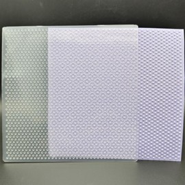 Plastic Embossing Folder 6X6 Inch Crafts Little Dots Plastic Textured Impressions for Card Making Scrapbooking