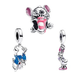 HAEPIAR S925 Sterling Silver Charm for Bracelet Necklace Charm Dangle Animal Dog Pack of 3 for Women Girls Birthday Gifts, Sterling Silver