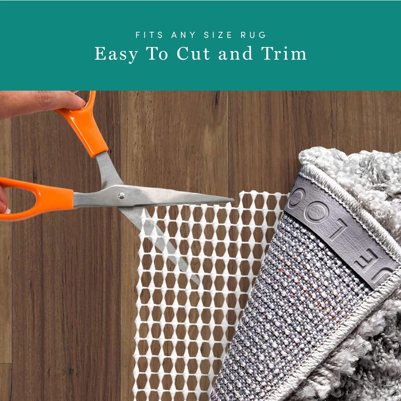 Unique Loom Anti-Slip All Surface Slim Indoor Use Rug Pad