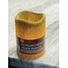 Luminara 3x4 Inch Gold Flameless Led Pillar Candle w, Battery