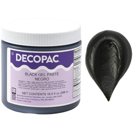 DecoPac Food Coloring | Paste Made In USA With Intense Colors, Food Color (Black) 16oz Black Food Coloring For Bakers