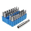 33 Pieces Security Screwdriver Bit Kit - CR-V Steel, Magnetic