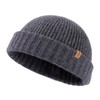TOP-EX Men's Knit Hat, 100% Merino Wool Hat, Knit Cap,