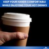 1InTheOffice Corrugated Coffee Cup Sleeves For 10oz 12oz 16 oz