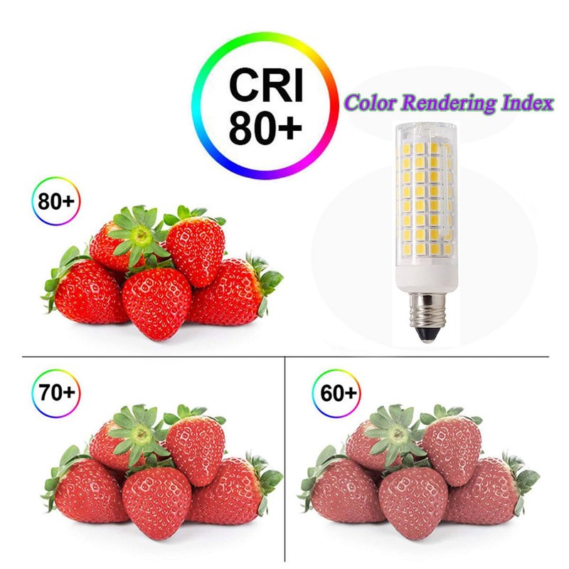 Edearkar 4-Pack E11 LED Bulbs 10W (100W Halogen Equivalent), Daylight