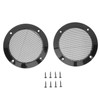 KONTONTY 1set Car Speaker Guard Decorative Mesh Protector for Speakers