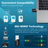 NEWFAST 1300Mbps USB 3.0 WiFi Dongle for PC/Desktop/Laptop 2.4/5GHz USB