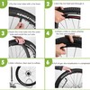 BWSHLF Bike Inner Tube 700x18/25C Bicycle Replacement Butyl Inner Tube