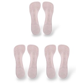 Plantillas de soporte de arco, gel de silicona suave invisible, inserciones delgadas, dolor de arco, alivio del dolor, talón del pie, longitud 3/4 para mujer, zapatos de tacón alto, zapatos de 5-7,, 3 pares-desnuda, For Women's US Shoe Size 5-7
