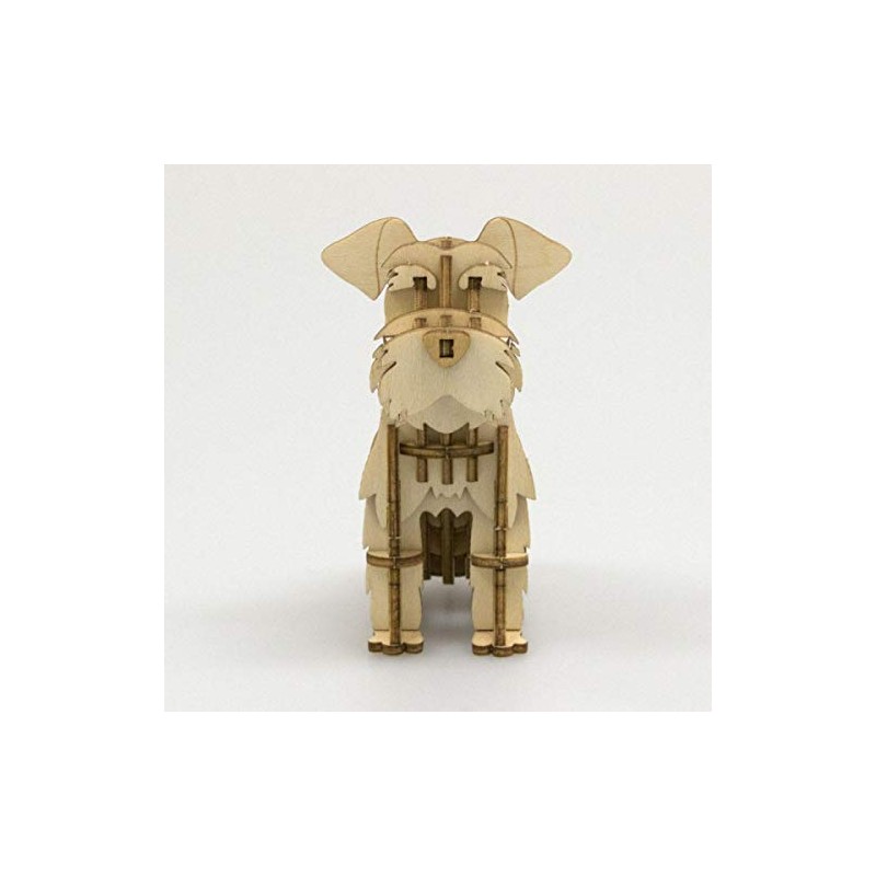 Wooden Art ki-gu-mi Miniature Schnauzer