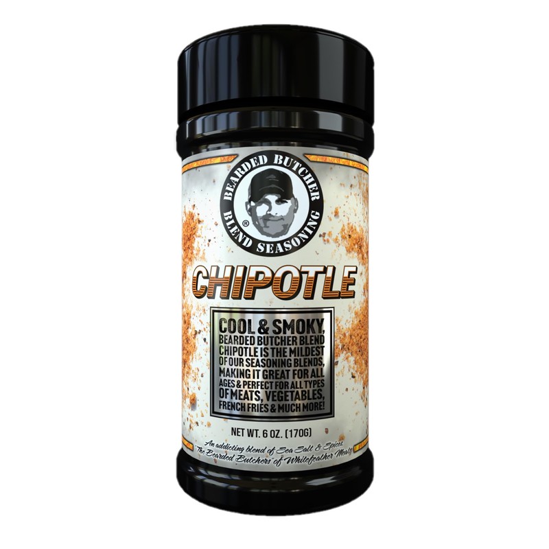 Bearded Butcher Blend Chipotle Seasoning, Delicious Flavor, Versatile, Low Calorie,