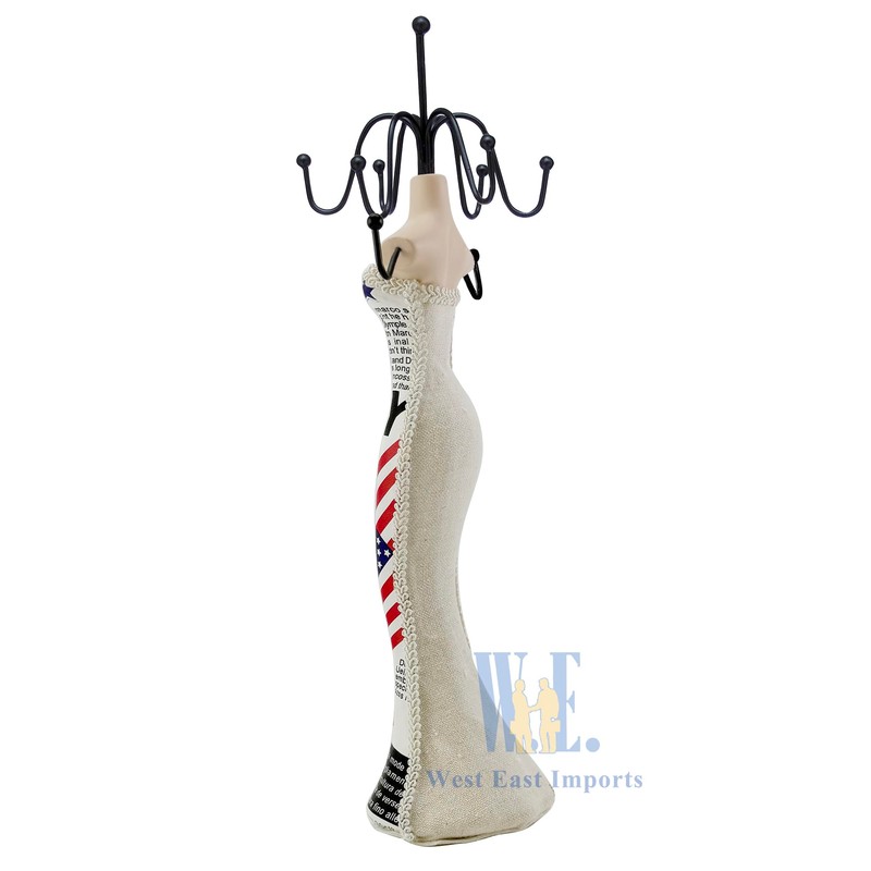 Jewelry Mannequin Stand Dress Mannequin Necklace Bracelet Display Holder Organizer