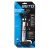 Beto Mini Floor Pump, Silver (Aluminium), 8.5 bars, Manual, Bicycle