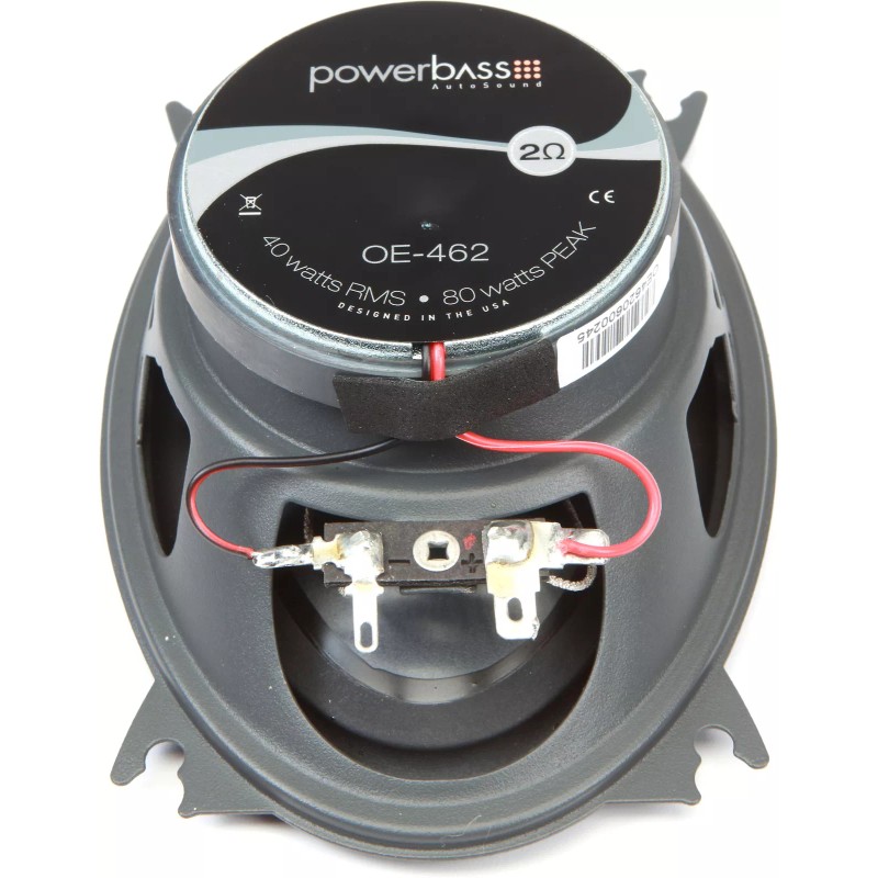 PowerBass OE-462 4" x 6" 2-way Speakers (2-ohm)