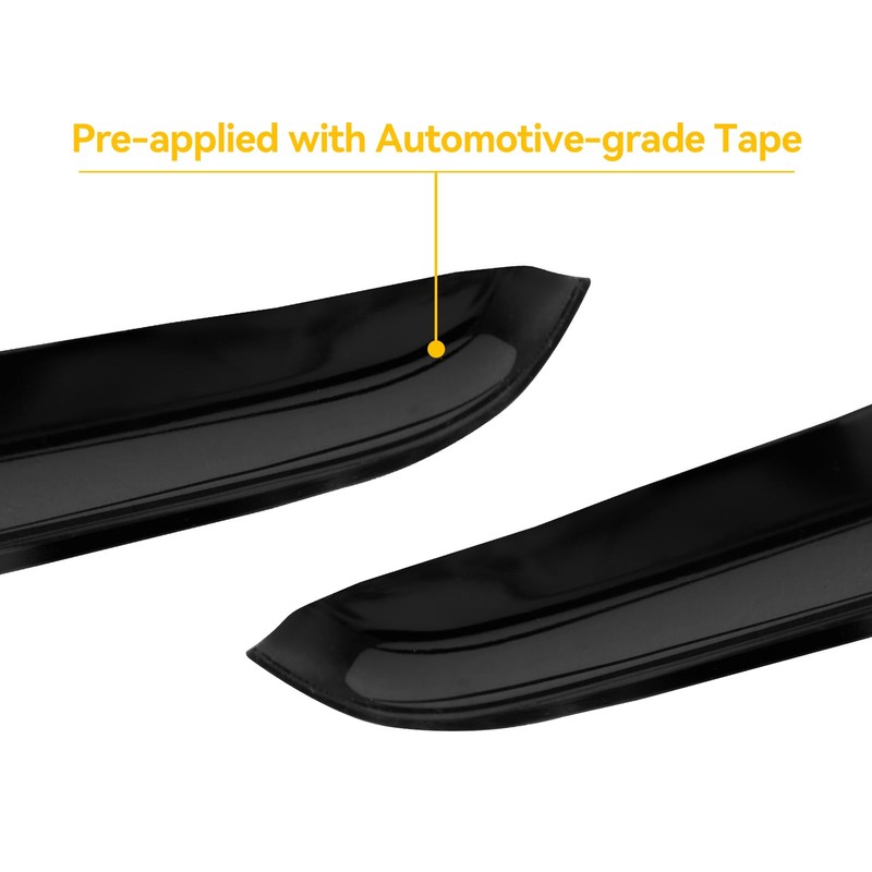 in-Channel Window Rain Guards Visors for 1993-2011 Ford Ranger Regular/Extended