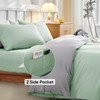 Tokokimo 4-Piece King Size Duvet Cover Sets Sage Green King