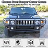 Front Bumper End Corner Bezels Covers Trim Molding Chrome Exterior