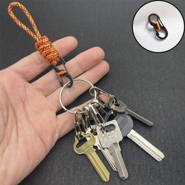 Multi-purpose biner hook locking carabiner camping mini S-ring 5ea