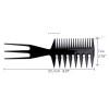 TECHTONGDA 10Pcs Plastic Barbers Brush Combs Hairdressing Comb Makeup Tools