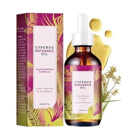 Cyperus Rotundus Oil Hair Removal Liquid - SulisBody Natural Depilatory Solution, Gentle Formula for Smooth Skin, Cyprus Rotundus Extract, Painless Hair Removal Cream