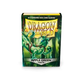 2 Packs Dragon Shield Matte 60 ct Apple Green Standard Size Card Sleeves Individual Pack